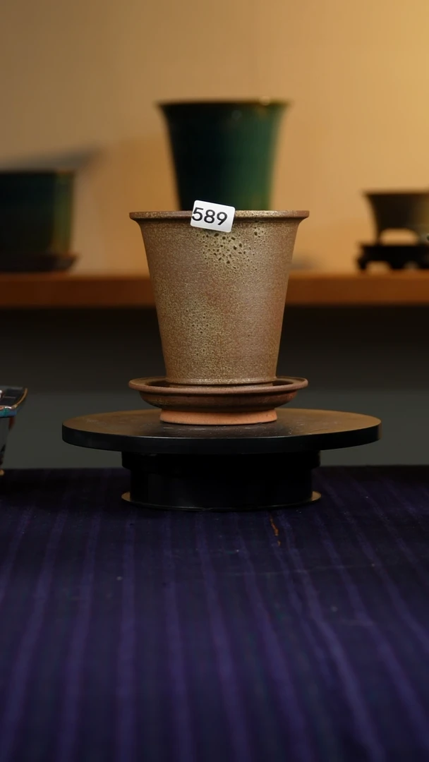 小**哥589古铜金花盆16/14.2/13/13.5/11.5