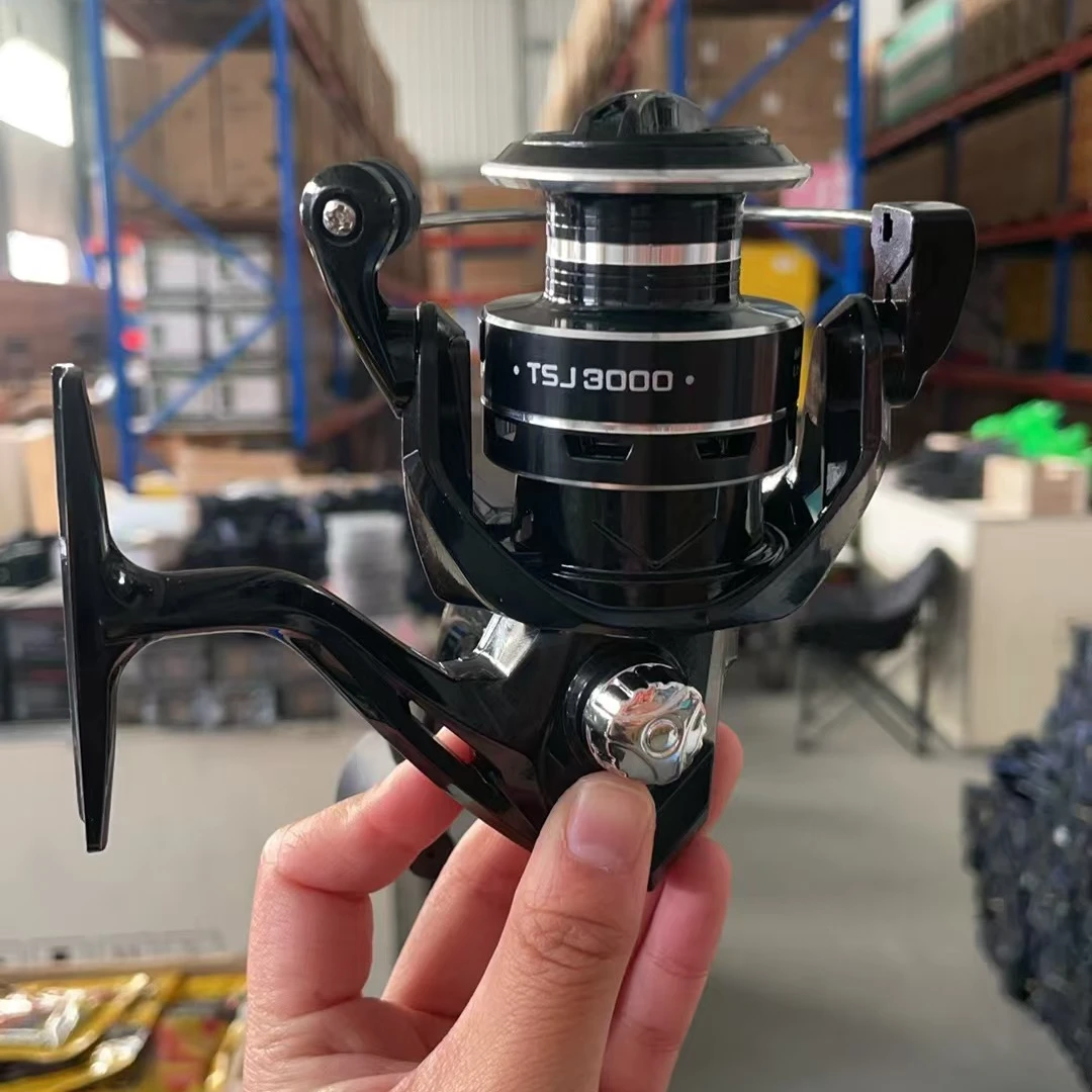 黑色纺车轮金属线杯金属摇臂