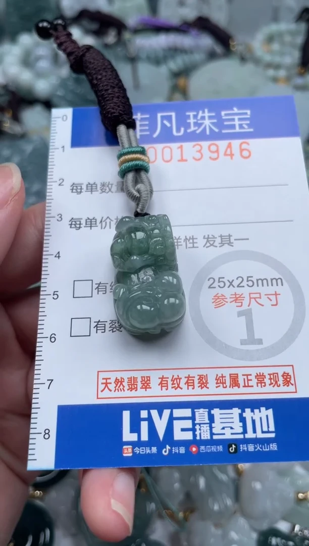 颈饰未镶嵌翡翠13946