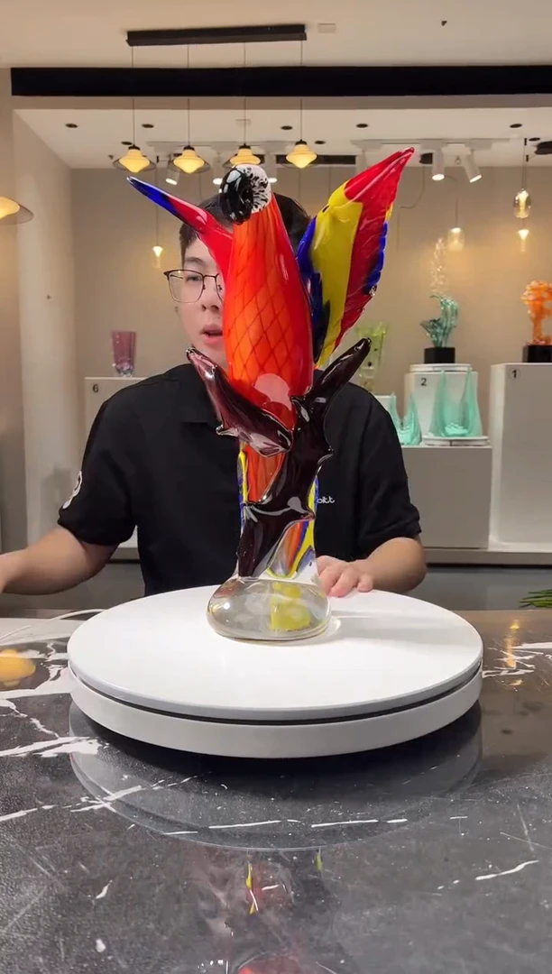 摆件巴比特美学 五彩金刚鹦鹉