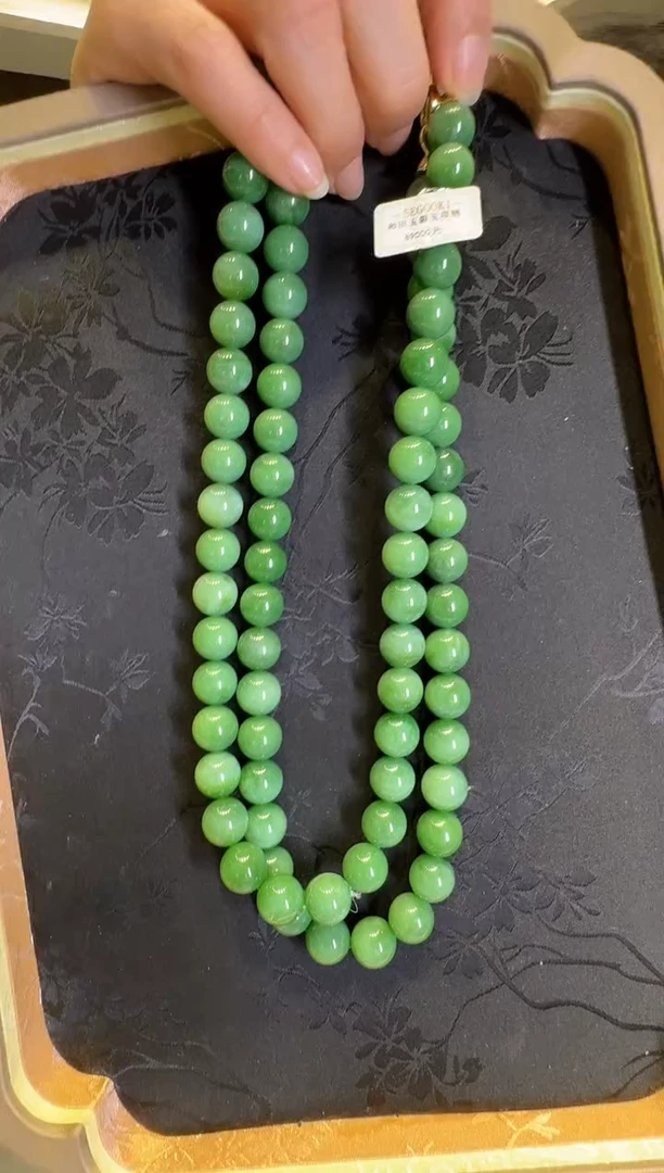 和田玉未镶嵌颈饰18【多样性发一，珠径12