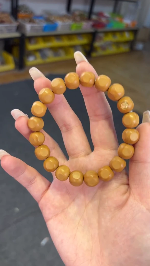 【闪购商品】菩提根/象牙果吊坠  9mm猴头六方金标