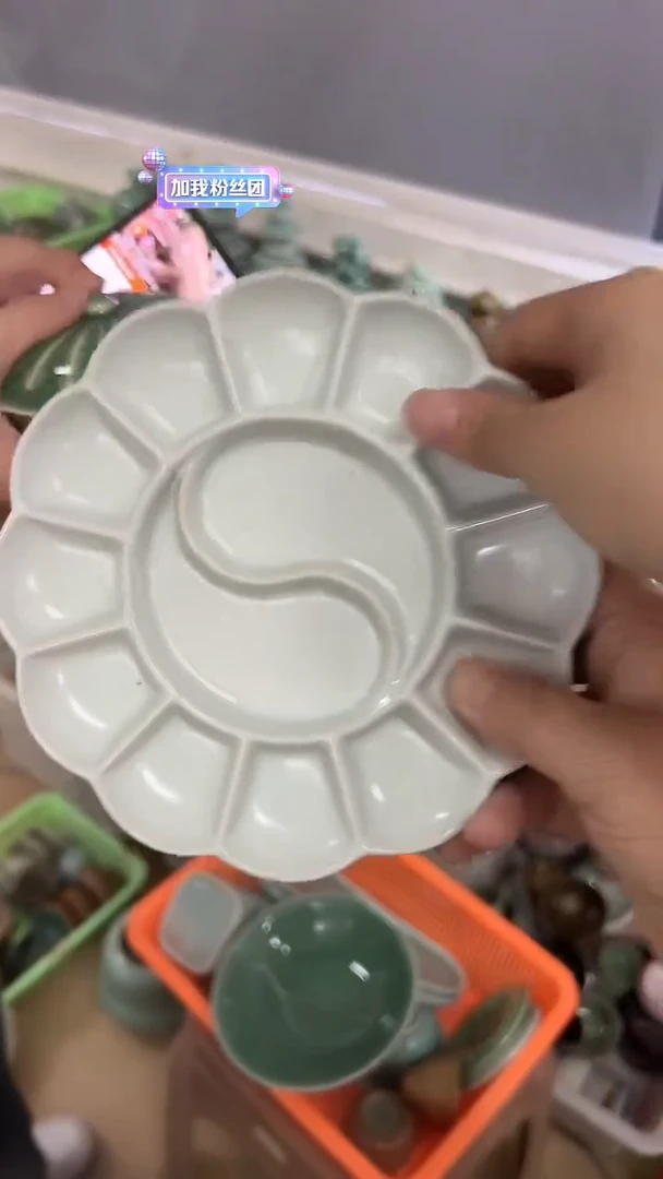 龙泉云间青瓷小米茶器
