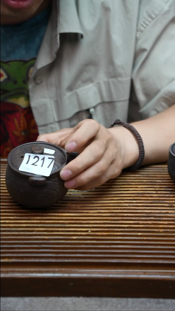 万古烧粗陶手工茶具