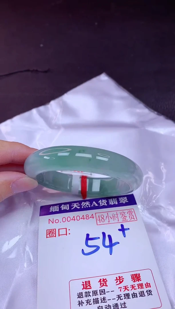 未镶嵌手镯翡翠54（48小时鉴赏期 ）