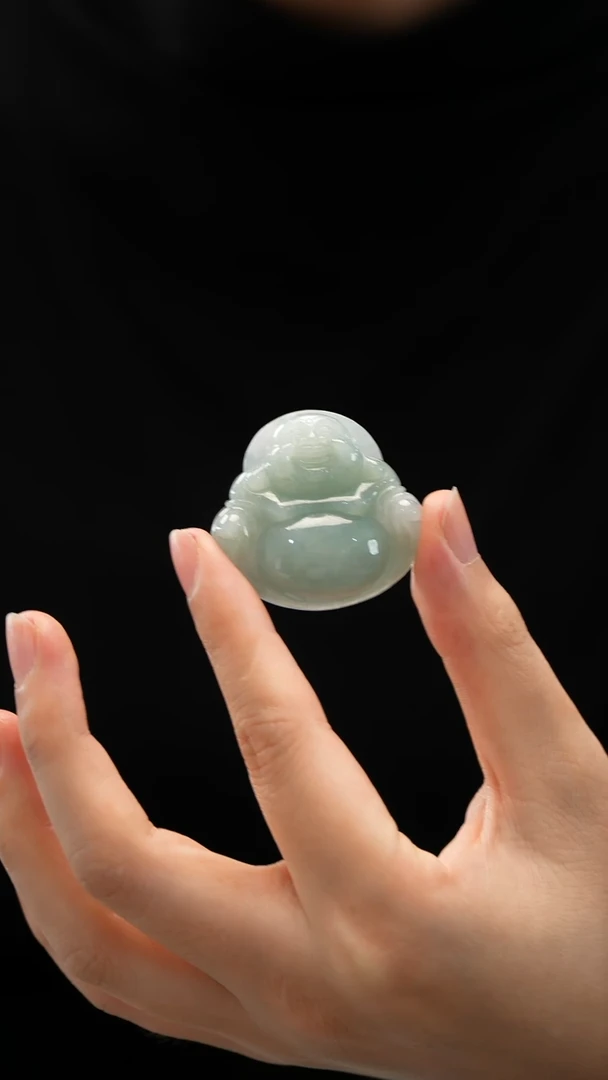 颈饰未镶嵌翡翠佛公