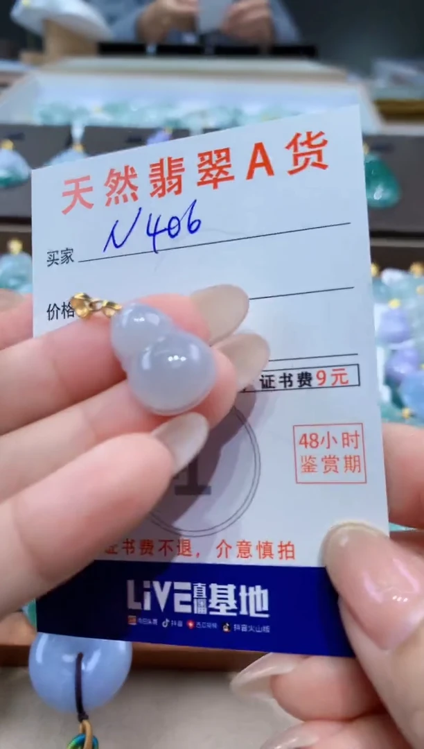 颈饰未镶嵌翡翠天然缅甸翡翠A货挂件