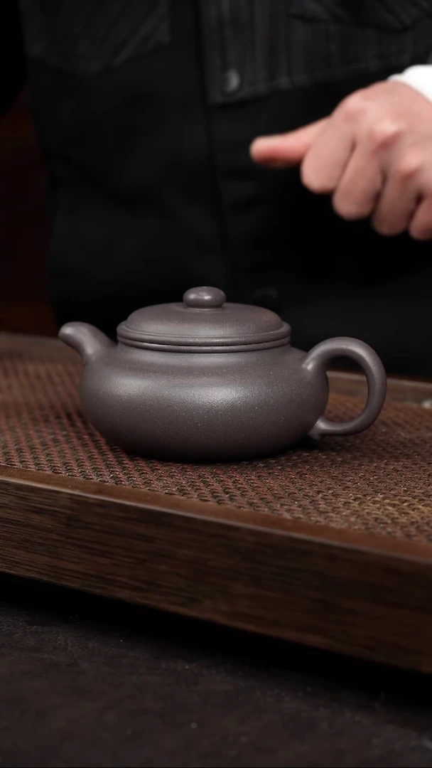 【闪购商品】紫砂茶壶天青仿古