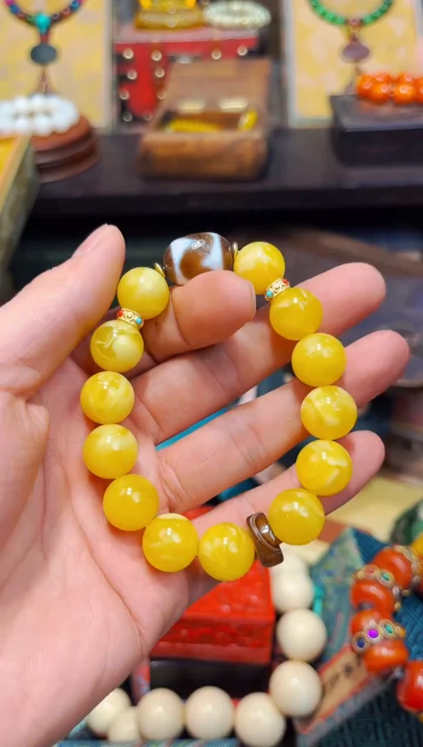 【闪购商品】蜜蜡裸石未镶嵌E瑞哥专属高端精品36