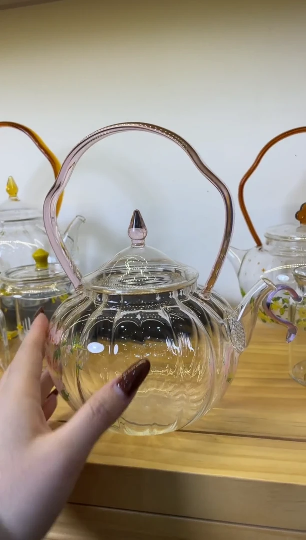 手工艺品玻璃九河金狮通运壶粉把桃花啊瓜楞