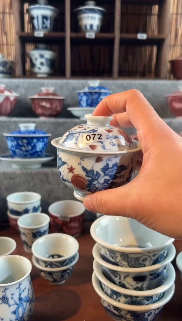 【闪购商品】072天禄言瓷西瓜盖碗