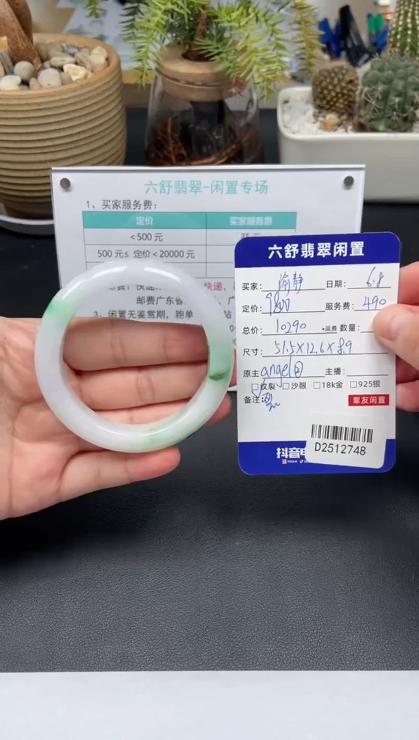 翡翠手镯未镶嵌D2512748
