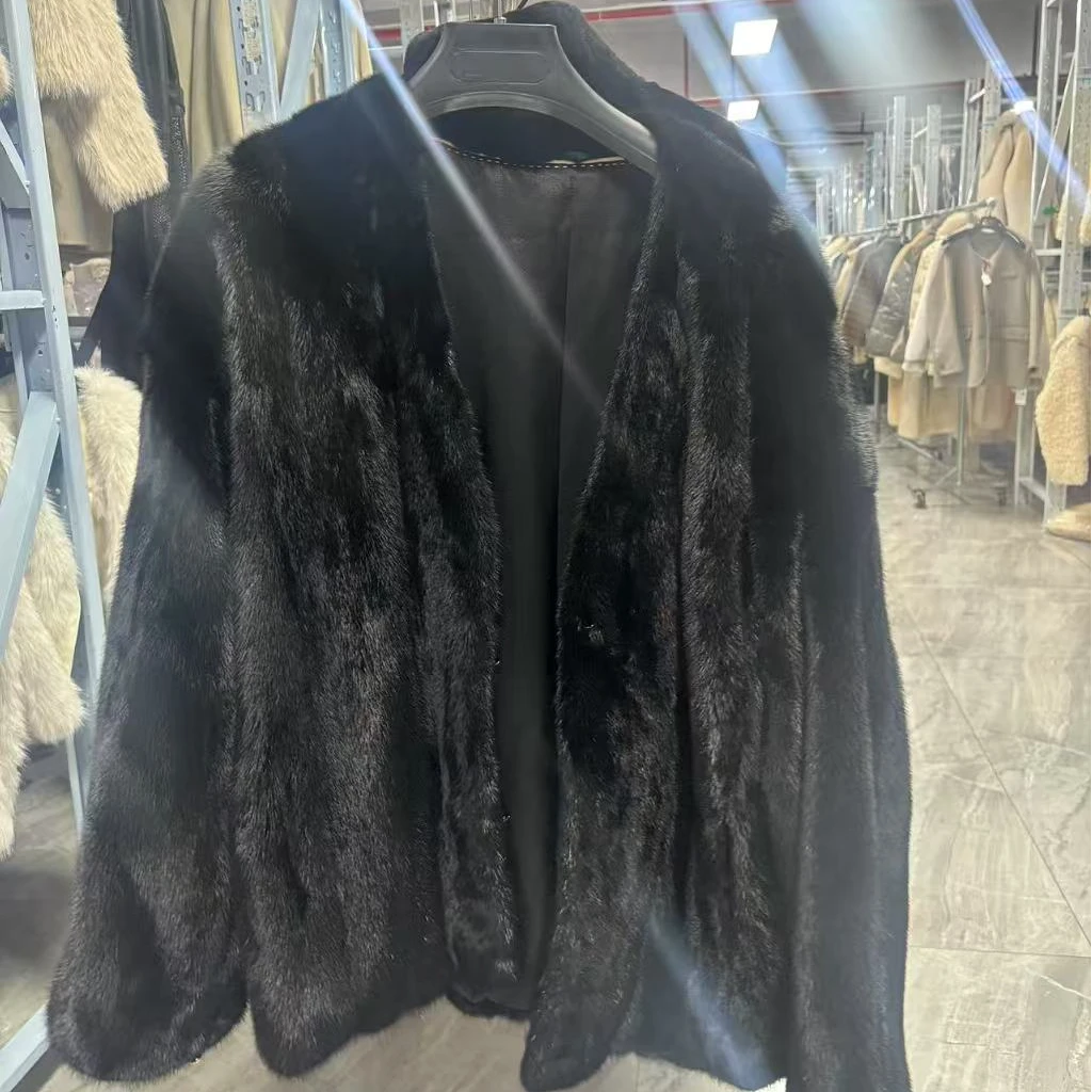 RR studio女士时尚水貂外套#EENXH82711