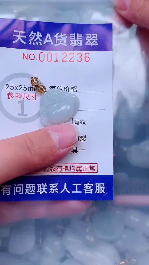 吊坠(不含链)未镶嵌翡翠1