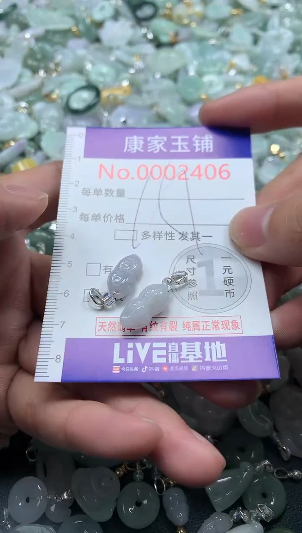 颈饰未镶嵌翡翠2406