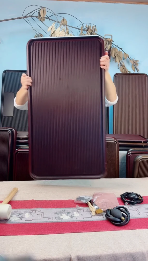 千川红色茶盘90*50*5