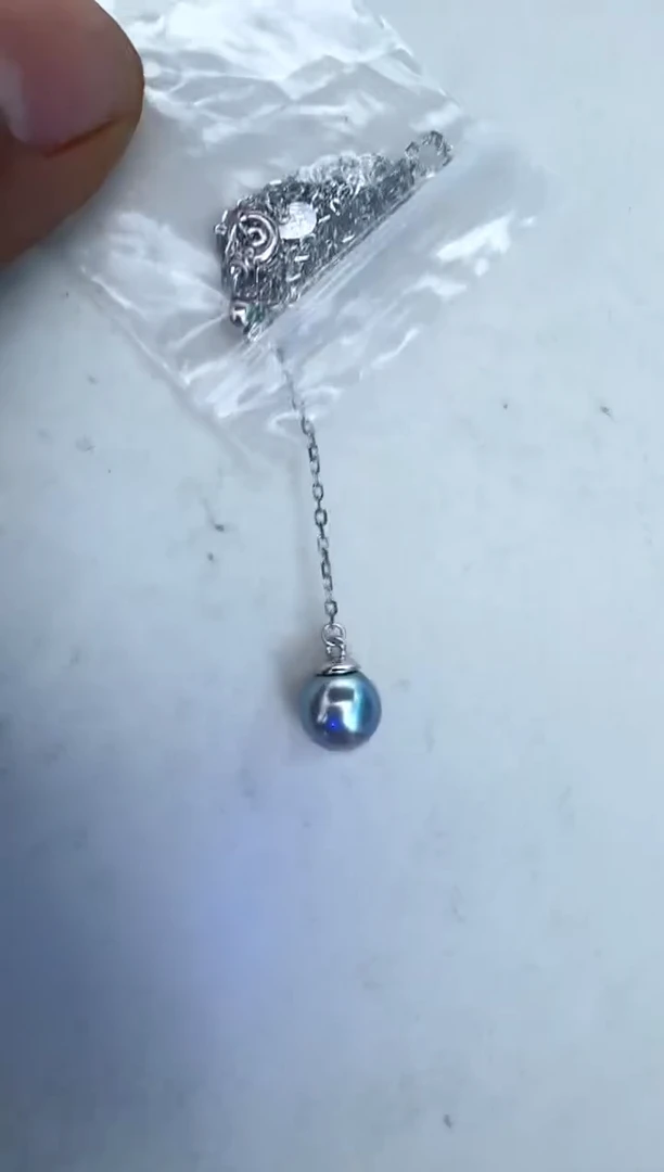 【闪购商品】海水珍珠颈饰银S925镶嵌项链