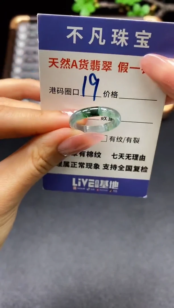 未镶嵌戒指翡翠天然A货翡翠028