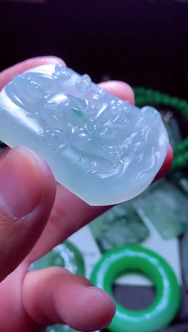 未镶嵌定制翡翠刘*#翡翠毛货定制