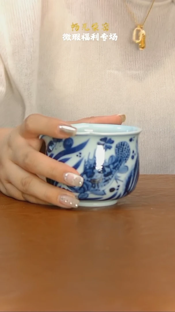 微瑕柴窑手工茶具-22