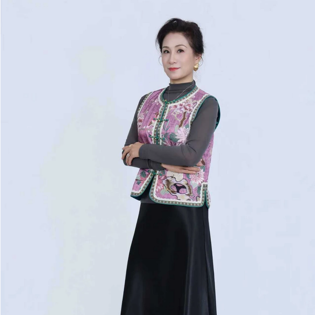 新中式马甲【镜花辞】时尚宽松中国风宫廷女士复古提花绣花马夹