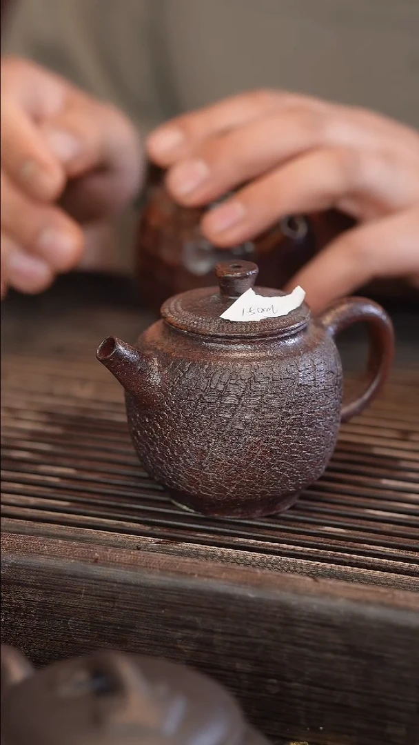 茶壶紫砂明**昧原矿手工制作