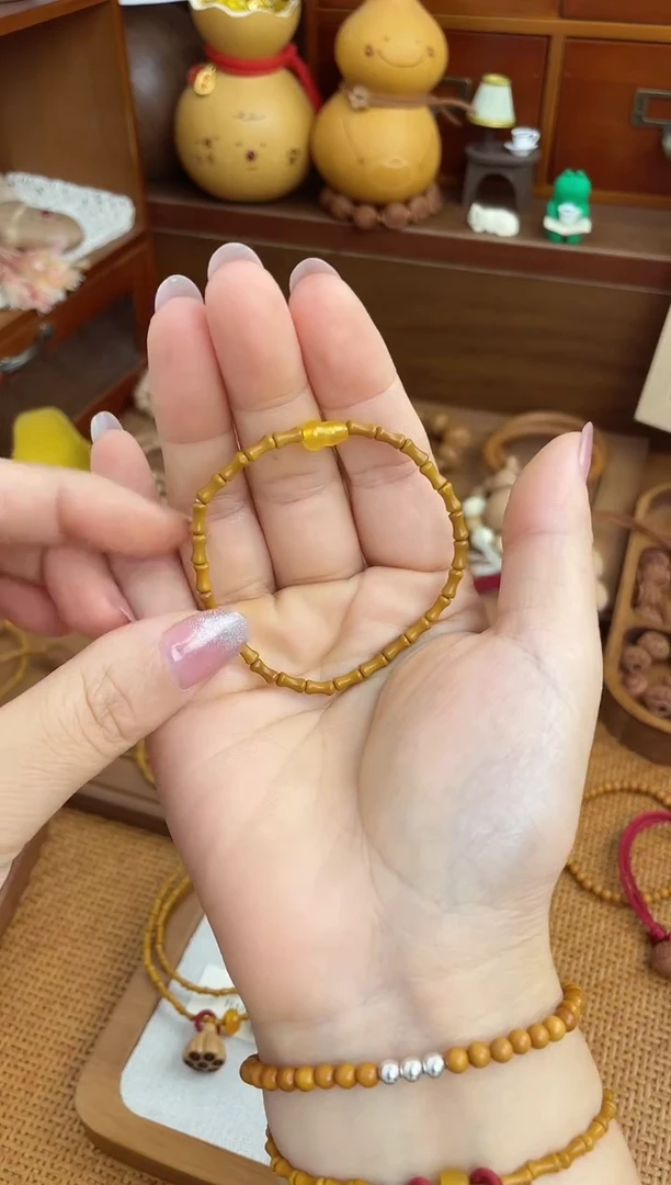 手串/手链核桃竹节手串一物一拍黄葫芦款