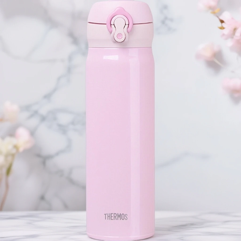 【A等品微瑕】膳魔师不锈钢保温杯500ML (进口)浪漫粉 JNL-504-LP