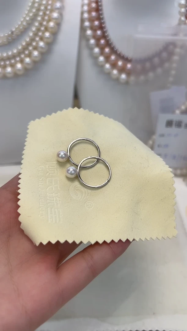 【闪购商品】淡水珍珠戒指银S925镶嵌银戒指