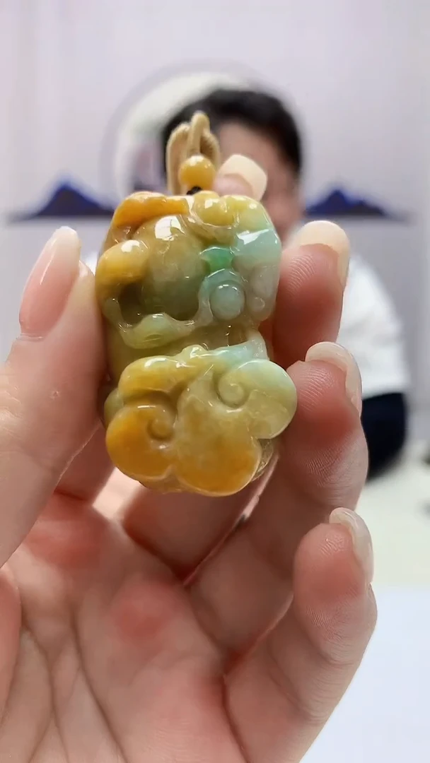 翡翠未镶嵌颈饰5060ms-jj挂件158