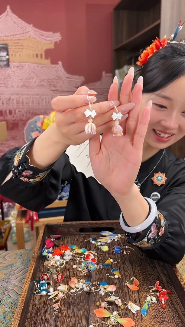 【闪购商品】刺绣苏绣世家非遗手工（耳环）