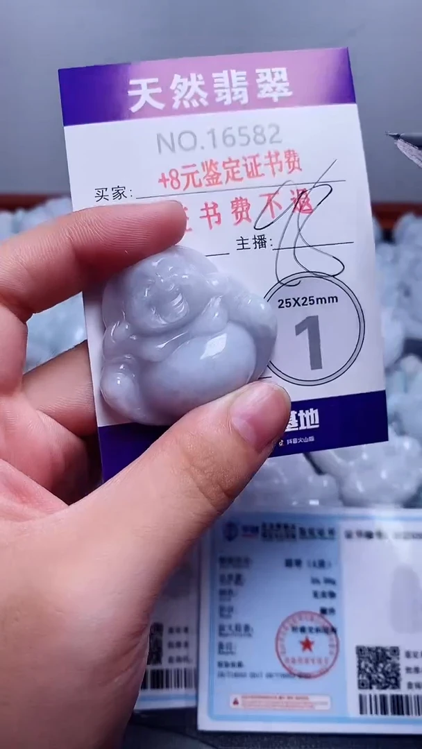 翡翠未镶嵌颈饰582
