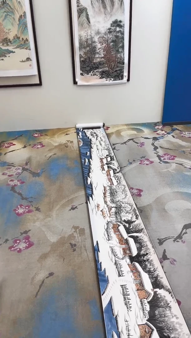 国画张-展览原作雪景/无框/W