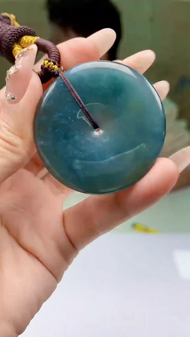 【闪购商品】定制翡翠未镶嵌1502ty-毛货挂件56