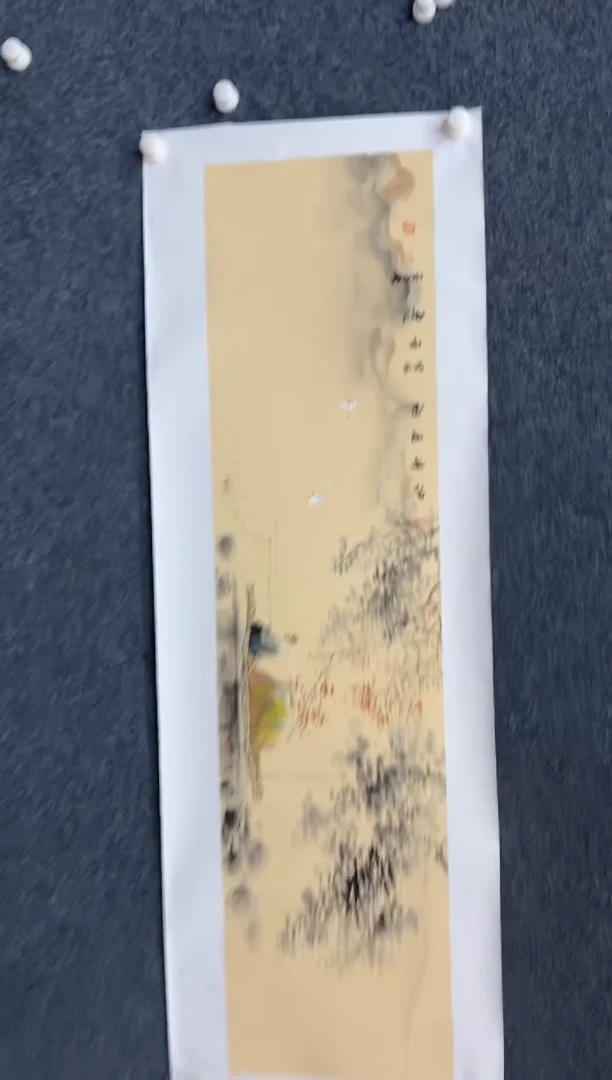 【闪购商品】国画1.18-王夫怀-四尺对开山水-10