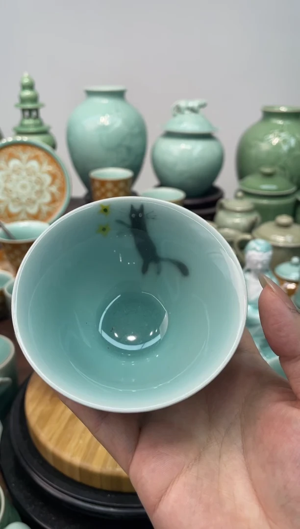 特价福利 微瑕 慧仙青瓷