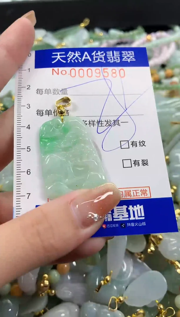 颈饰未镶嵌翡翠天然A货翡翠