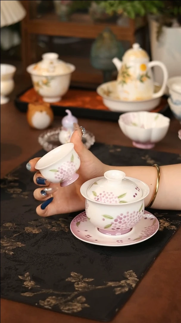 盖碗+茶杯 哈哈哈哈