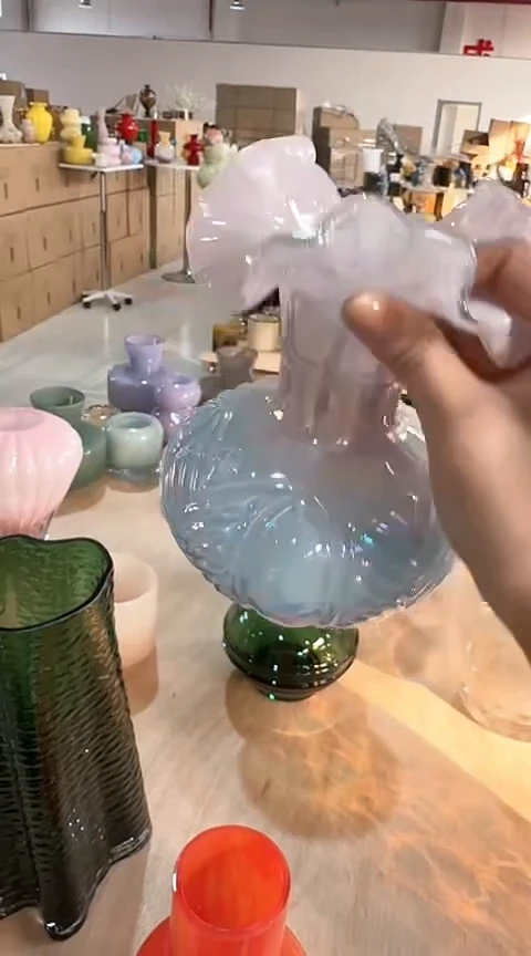 【闪购商品】无铅玻璃粉蓝芬顿