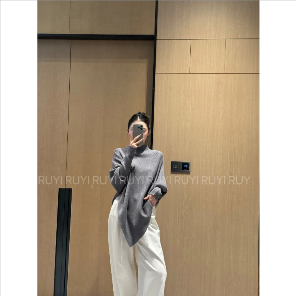 Ruyi如一【针织毛衣】随性结构性针织毛衣