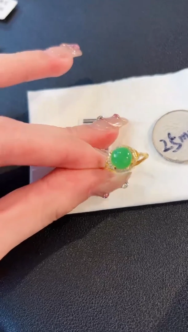【闪购商品】翡翠戒指未镶嵌缅料A货/支持复检/一件