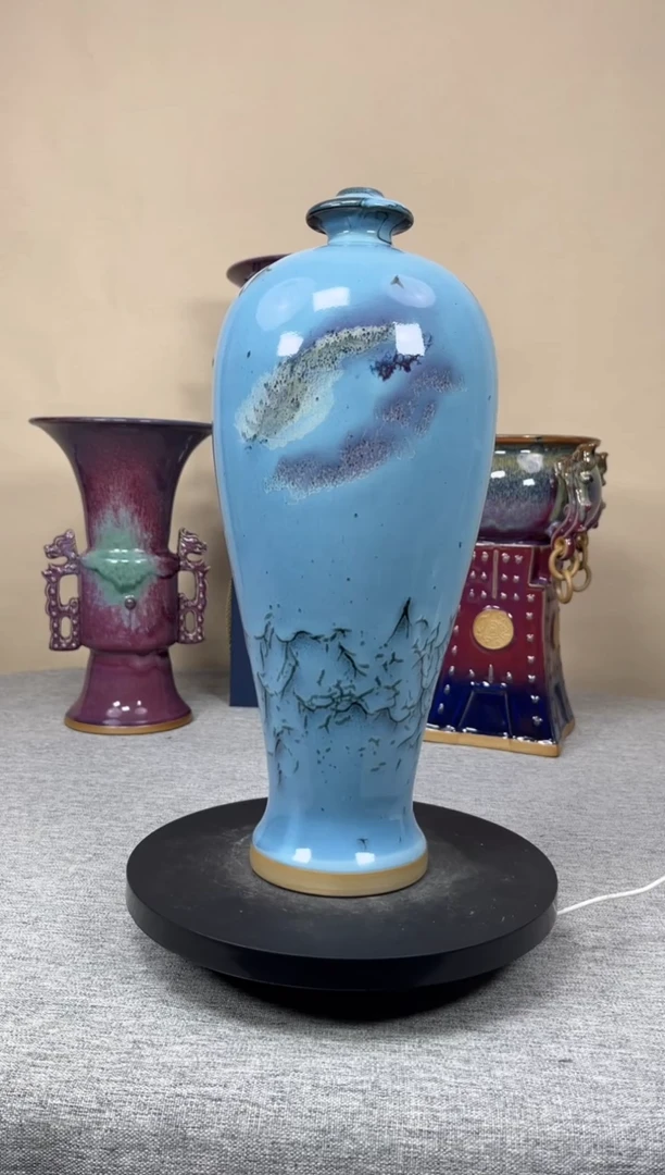 摆件陶神垕钧瓷收藏工艺品