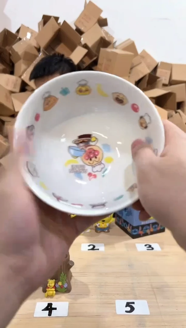 瓷片面包超人大碗2件套