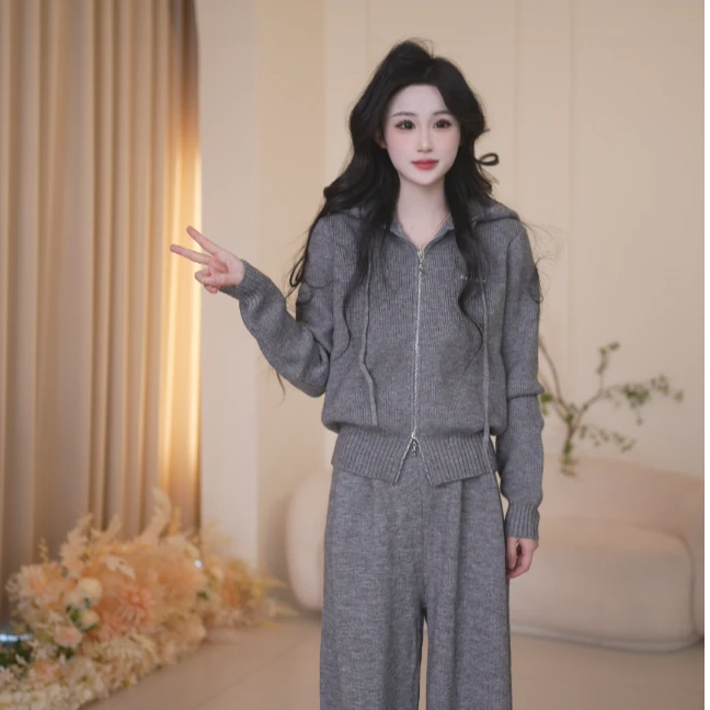 Basic House/百家好新款百搭气质轻奢时尚套装B1385B5UD72