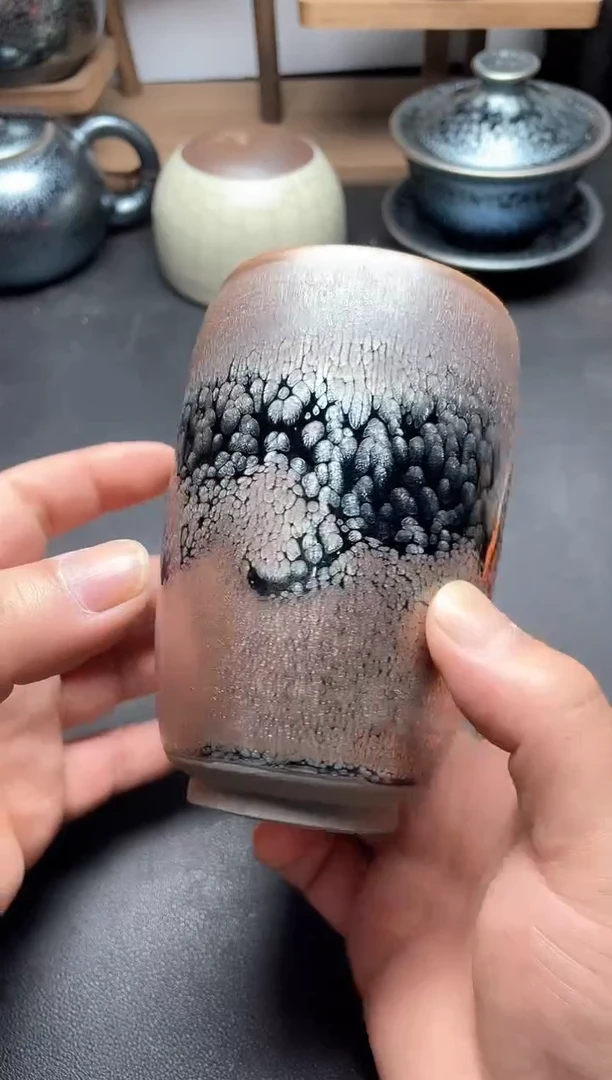 茶盏微瑕可乐杯高端茶器主人杯