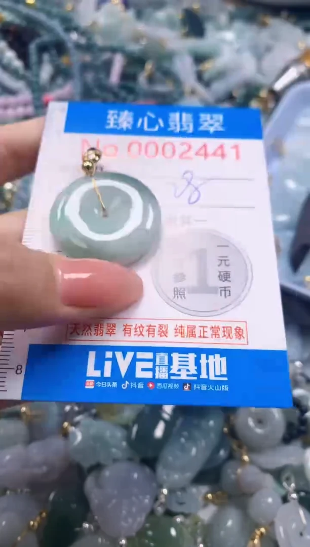 翡翠未镶嵌颈饰2441