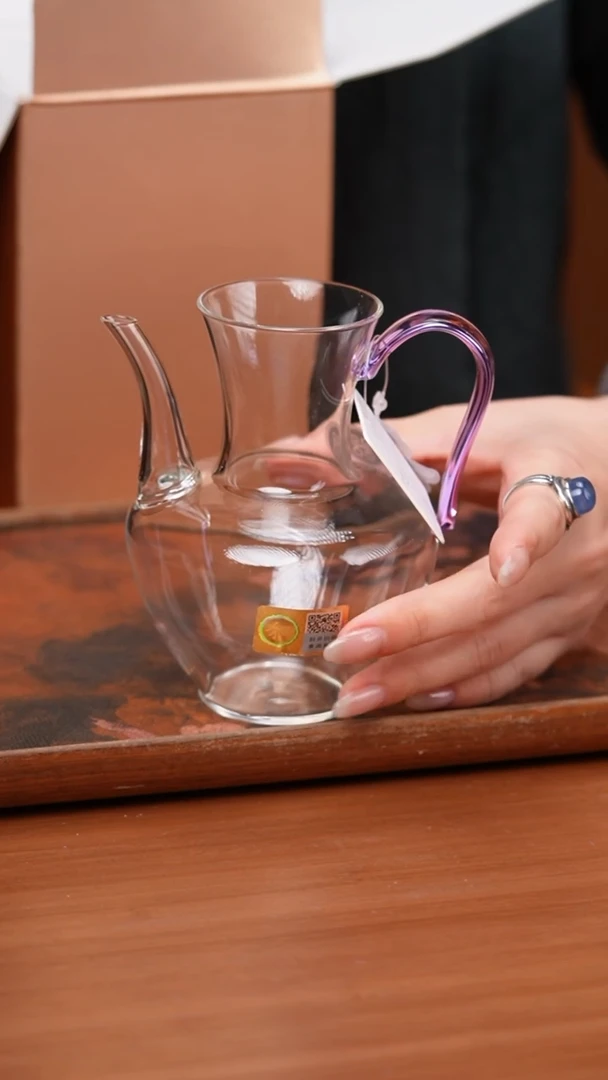 【闪购商品】禾器/晶彩俏然茶海/浅紫/定制版