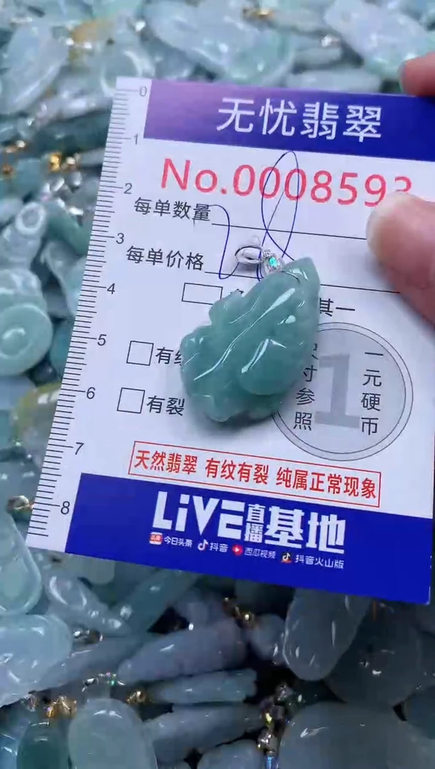 颈饰未镶嵌翡翠8593