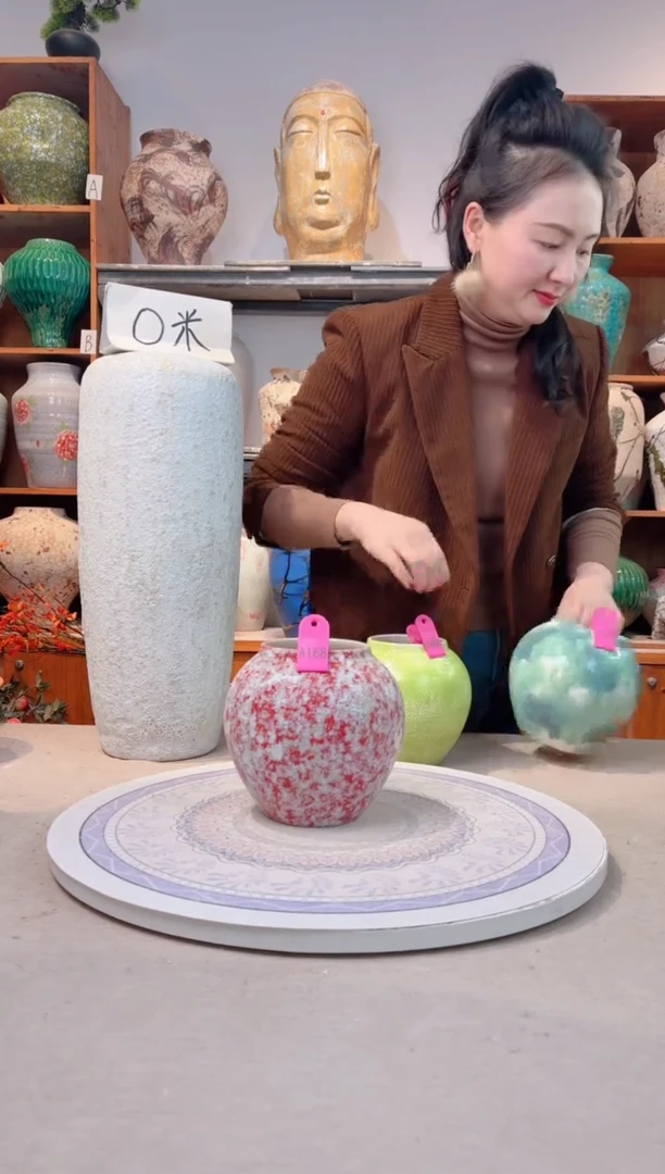 瓶 陶瓷花瓶 无花  福利 a168