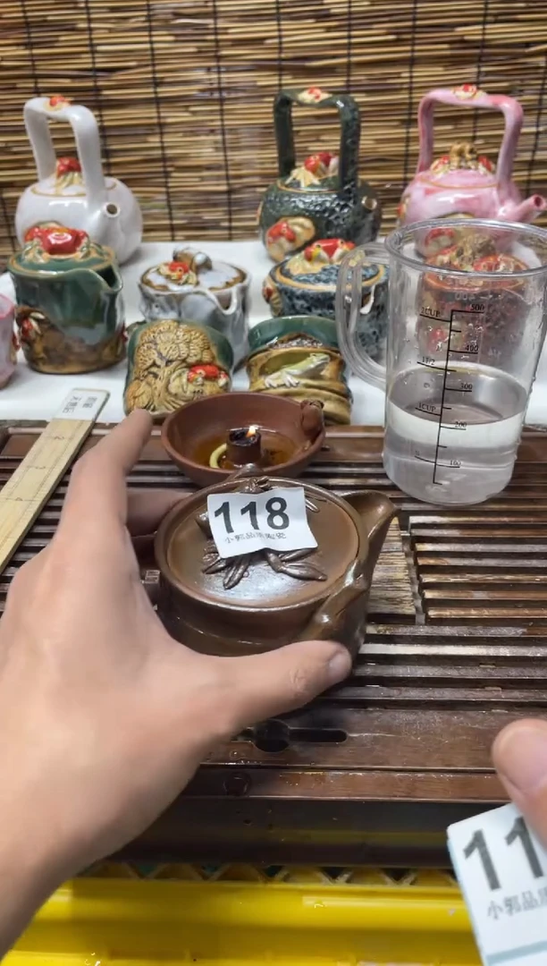 【闪购商品】杯118精美粗陶手工柴烧